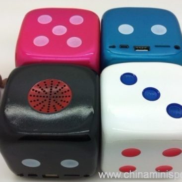 Mini parlante portatile Dice per urdinatore di telefuninu mobile 2