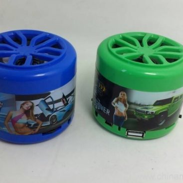Mini Tyre Shape Speaker with logo printing and TF Card USB support 6