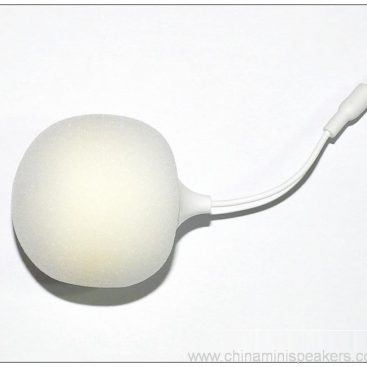 Cute Gift Mini Portable Travel Music Mini Sponge ball speaker with 3.5MM Audio Jack 4