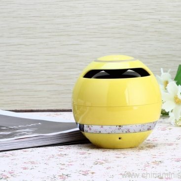 Portable ball wireless mono Bluetooth Speaker with led flash mic 6
