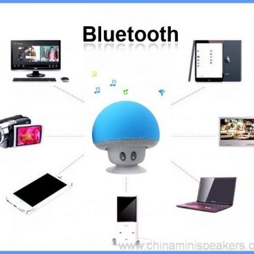 Mushroom Mini bluetooth speaker for all Bluetooth Devices Apple Android 2