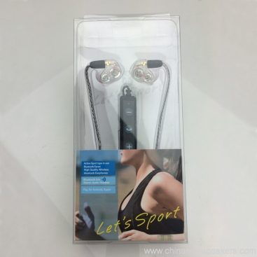 Mini transparent detachable cable sport earphones 2