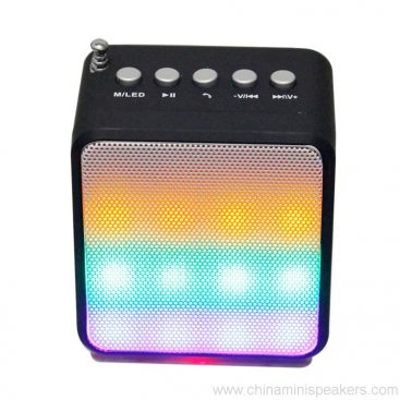 Portable Audio Subwoofer Bluetooth Speaker With LED Lighting Stereo Amplifier 4