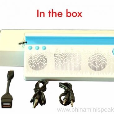 Simu ya benki ya nguvu imesimama spika ya vibration ya bluetooth 5